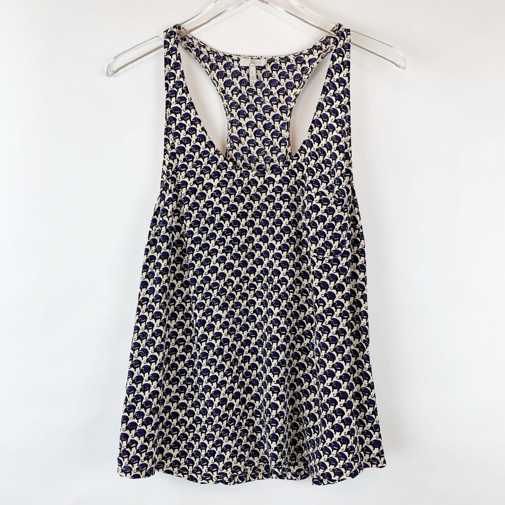 Joie Silk Elephant Racerback Tank